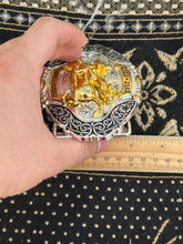 Cargar imagen en el visor de la galería, Buckle- B53 Bull Rider Gold&Silver