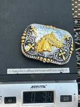 Cargar imagen en el visor de la galería, B54- Horse Head Gold&Silver
