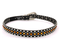 Cargar imagen en el visor de la galería, Rhinestone Belt- #001 002 004 Bling Rhinestone Unisex Leather Belt