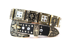 Cargar imagen en el visor de la galería, Rhinestone Belt- #002 Longhorn Buckle w Cross Buckle & Rhinestone