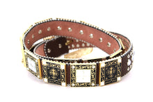 Cargar imagen en el visor de la galería, Rhinestone Belt- #002 Longhorn Buckle w Cross Buckle & Rhinestone