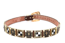 Cargar imagen en el visor de la galería, Rhinestone Belt- #002 Longhorn Buckle w Cross Buckle & Rhinestone