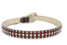 Cargar imagen en el visor de la galería, Rhinestone Belt- #001 002 004 Bling Rhinestone Unisex Leather Belt