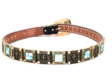 Cargar imagen en el visor de la galería, Rhinestone Belt- #002 Longhorn Buckle w Cross Buckle & Rhinestone