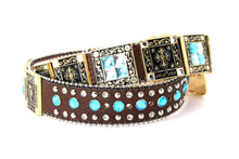 Cargar imagen en el visor de la galería, Rhinestone Belt- #002 Longhorn Buckle w Cross Buckle & Rhinestone