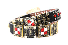Cargar imagen en el visor de la galería, Rhinestone Belt- #002 Longhorn Buckle w Cross Buckle & Rhinestone