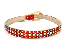 Cargar imagen en el visor de la galería, Rhinestone Belt- #001 002 004 Bling Rhinestone Unisex Leather Belt