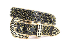 Load image into Gallery viewer, Rhinestone Belt- #005 005A 006 007 Shiny Unisex Rodeo Bling Belt -1