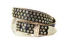 Load image into Gallery viewer, Rhinestone Belt- #005 005A 006 007 Shiny Unisex Rodeo Bling Belt -2