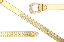 Load image into Gallery viewer, Rhinestone Belt- #005 005A 006 007 Shiny Unisex Rodeo Bling Belt -2