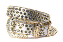 Load image into Gallery viewer, Rhinestone Belt- #005 005A 006 007 Shiny Unisex Rodeo Bling Belt -2