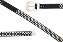 Load image into Gallery viewer, Rhinestone Belt- #005 005A 006 007 Shiny Unisex Rodeo Bling Belt -1