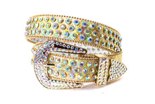Load image into Gallery viewer, Rhinestone Belt- #005 005A 006 007 Shiny Unisex Rodeo Bling Belt -1