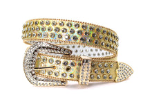 Load image into Gallery viewer, Rhinestone Belt- #005 005A 006 007 Shiny Unisex Rodeo Bling Belt -1