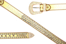 Load image into Gallery viewer, Rhinestone Belt- #005 005A 006 007 Shiny Unisex Rodeo Bling Belt -1