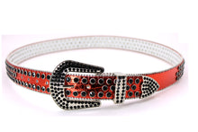 Load image into Gallery viewer, Rhinestone Belt- #005 005A 006 007 Shiny Unisex Rodeo Bling Belt -1