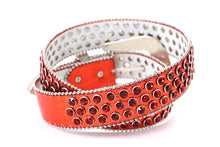 Load image into Gallery viewer, Rhinestone Belt- #005 005A 006 007 Shiny Unisex Rodeo Bling Belt -1