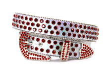 Load image into Gallery viewer, Rhinestone Belt- #005 005A 006 007 Shiny Unisex Rodeo Bling Belt -1