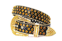 Cargar imagen en el visor de la galería, Rhinestone Belt- #005 005A 006 007 Shiny Unisex Rodeo Bling Belt -3