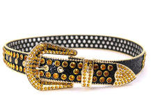 Cargar imagen en el visor de la galería, Rhinestone Belt- #005 005A 006 007 Shiny Unisex Rodeo Bling Belt -3