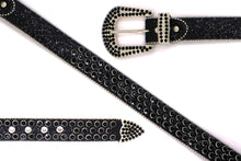 Load image into Gallery viewer, Rhinestone Belt- #005 005A 006 007 Shiny Unisex Rodeo Bling Belt -2