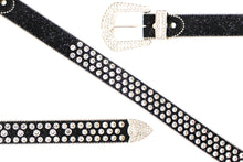 Load image into Gallery viewer, Rhinestone Belt- #005 005A 006 007 Shiny Unisex Rodeo Bling Belt -2