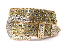 Load image into Gallery viewer, Rhinestone Belt- #005 005A 006 007 Shiny Unisex Rodeo Bling Belt -2