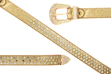 Load image into Gallery viewer, Rhinestone Belt- #005 005A 006 007 Shiny Unisex Rodeo Bling Belt -2