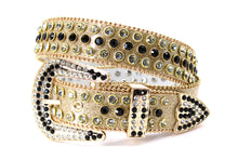 Load image into Gallery viewer, Rhinestone Belt- #005 005A 006 007 Shiny Unisex Rodeo Bling Belt -2