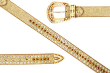 Load image into Gallery viewer, Rhinestone Belt- #005 005A 006 007 Shiny Unisex Rodeo Bling Belt -2