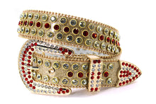 Load image into Gallery viewer, Rhinestone Belt- #005 005A 006 007 Shiny Unisex Rodeo Bling Belt -2