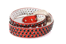 Cargar imagen en el visor de la galería, Rhinestone Belt- #005 005A 006 007 Shiny Unisex Rodeo Bling Belt -3