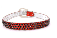Cargar imagen en el visor de la galería, Rhinestone Belt- #005 005A 006 007 Shiny Unisex Rodeo Bling Belt -3