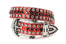 Cargar imagen en el visor de la galería, Rhinestone Belt- #005 005A 006 007 Shiny Unisex Rodeo Bling Belt -3