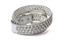 Cargar imagen en el visor de la galería, Rhinestone Belt- #005 005A 006 007 Shiny Unisex Rodeo Bling Belt -3
