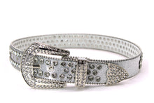Cargar imagen en el visor de la galería, Rhinestone Belt- #005 005A 006 007 Shiny Unisex Rodeo Bling Belt -3