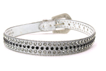 Cargar imagen en el visor de la galería, Rhinestone Belt- #005 005A 006 007 Shiny Unisex Rodeo Bling Belt -3