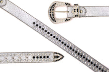 Cargar imagen en el visor de la galería, Rhinestone Belt- #005 005A 006 007 Shiny Unisex Rodeo Bling Belt -3