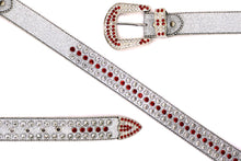 Cargar imagen en el visor de la galería, Rhinestone Belt- #005 005A 006 007 Shiny Unisex Rodeo Bling Belt -3