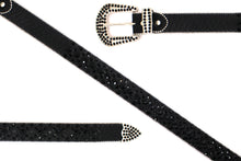 Load image into Gallery viewer, Rhinestone Belt- #005 005A 006 007 Shiny Unisex Rodeo Bling Belt -4