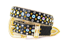 Load image into Gallery viewer, Rhinestone Belt- #005 005A 006 007 Shiny Unisex Rodeo Bling Belt -4