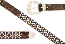 Load image into Gallery viewer, Rhinestone Belt- #005 005A 006 007 Shiny Unisex Rodeo Bling Belt -4