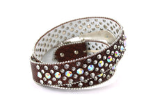 Load image into Gallery viewer, Rhinestone Belt- #005 005A 006 007 Shiny Unisex Rodeo Bling Belt -4