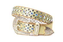 Load image into Gallery viewer, Rhinestone Belt- #005 005A 006 007 Shiny Unisex Rodeo Bling Belt -4