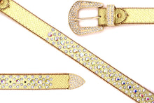 Load image into Gallery viewer, Rhinestone Belt- #005 005A 006 007 Shiny Unisex Rodeo Bling Belt -4