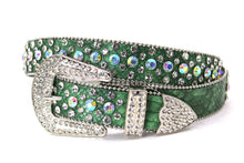 Load image into Gallery viewer, Rhinestone Belt- #005 005A 006 007 Shiny Unisex Rodeo Bling Belt -4
