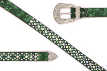 Load image into Gallery viewer, Rhinestone Belt- #005 005A 006 007 Shiny Unisex Rodeo Bling Belt -4
