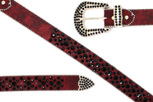 Load image into Gallery viewer, Rhinestone Belt- #005 005A 006 007 Shiny Unisex Rodeo Bling Belt -4