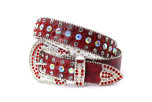 Load image into Gallery viewer, Rhinestone Belt- #005 005A 006 007 Shiny Unisex Rodeo Bling Belt -4