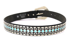 Cargar imagen en el visor de la galería, Rhinestone Belt - #1001 Genuine Leather Flashy Bling Western Cowgirl -1